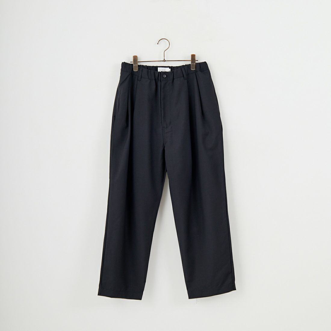 STILL BY HAND [スティルバイハンド] リラックス2タックパンツ [PT01253] INK BLACK