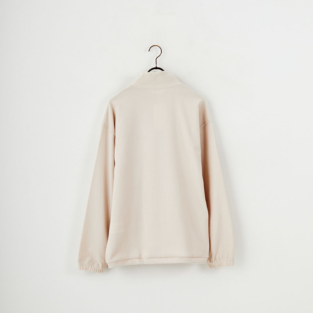 STILL BY HAND [スティルバイハンド] ハイネックジップアップジャンパー [CS09253] L.BEIGE