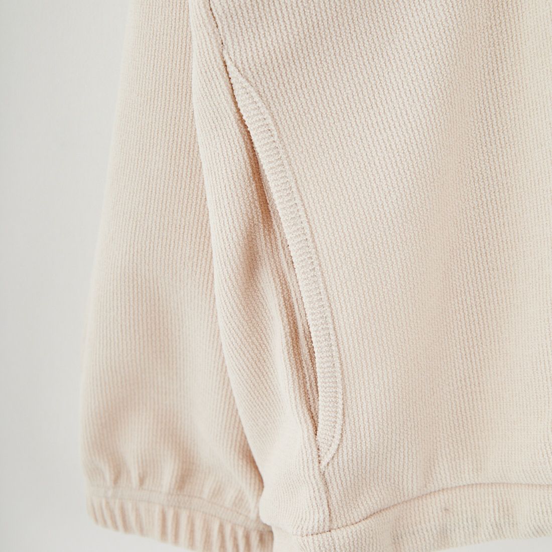 STILL BY HAND [スティルバイハンド] ハイネックジップアップジャンパー [CS09253] L.BEIGE