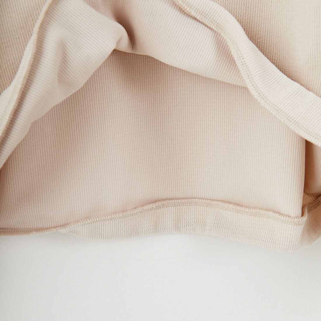 STILL BY HAND [スティルバイハンド] ハイネックジップアップジャンパー [CS09253] L.BEIGE