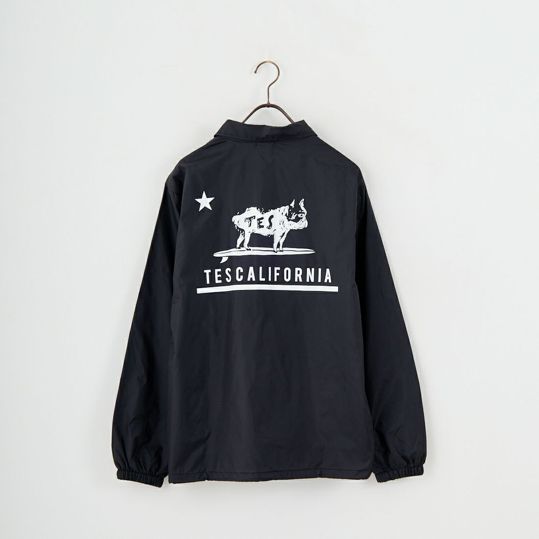 The Endless Summer [エンドレスサマー] カリフォルニアリパブリック コーチジャケット [SD-25774003] 01 BLACK