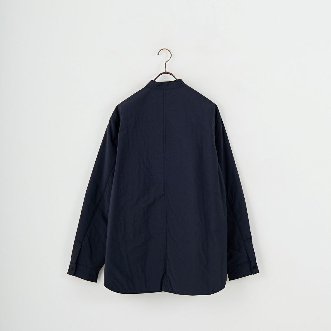 STILL BY HAND [スティルバイハンド] バンドカラーパデッドシャツ [BL04253] INK BLACK