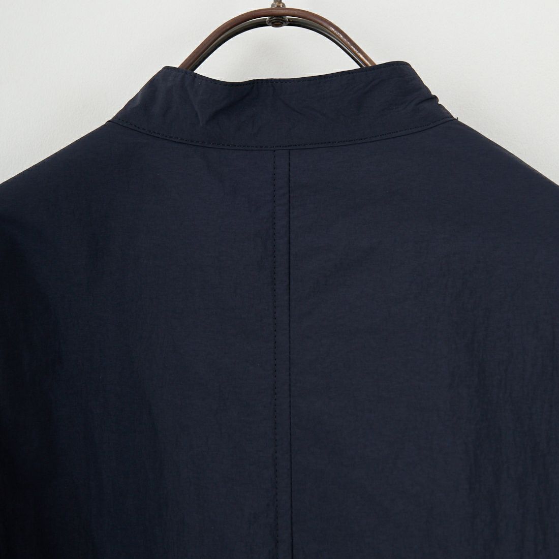 STILL BY HAND [スティルバイハンド] バンドカラーパデッドシャツ [BL04253] INK BLACK