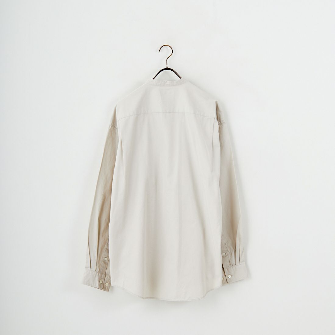 Gymphlex [ジムフレックス] ロングスリーブバンドカラーシャツ [GY-B0407BIT] SAND BEIGE