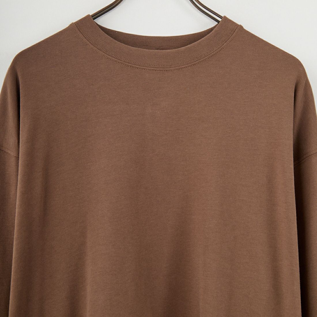 HANDVAERK [ハンドバーク] コットンクルーネックロングスリーブTシャツ [3505] SHADE