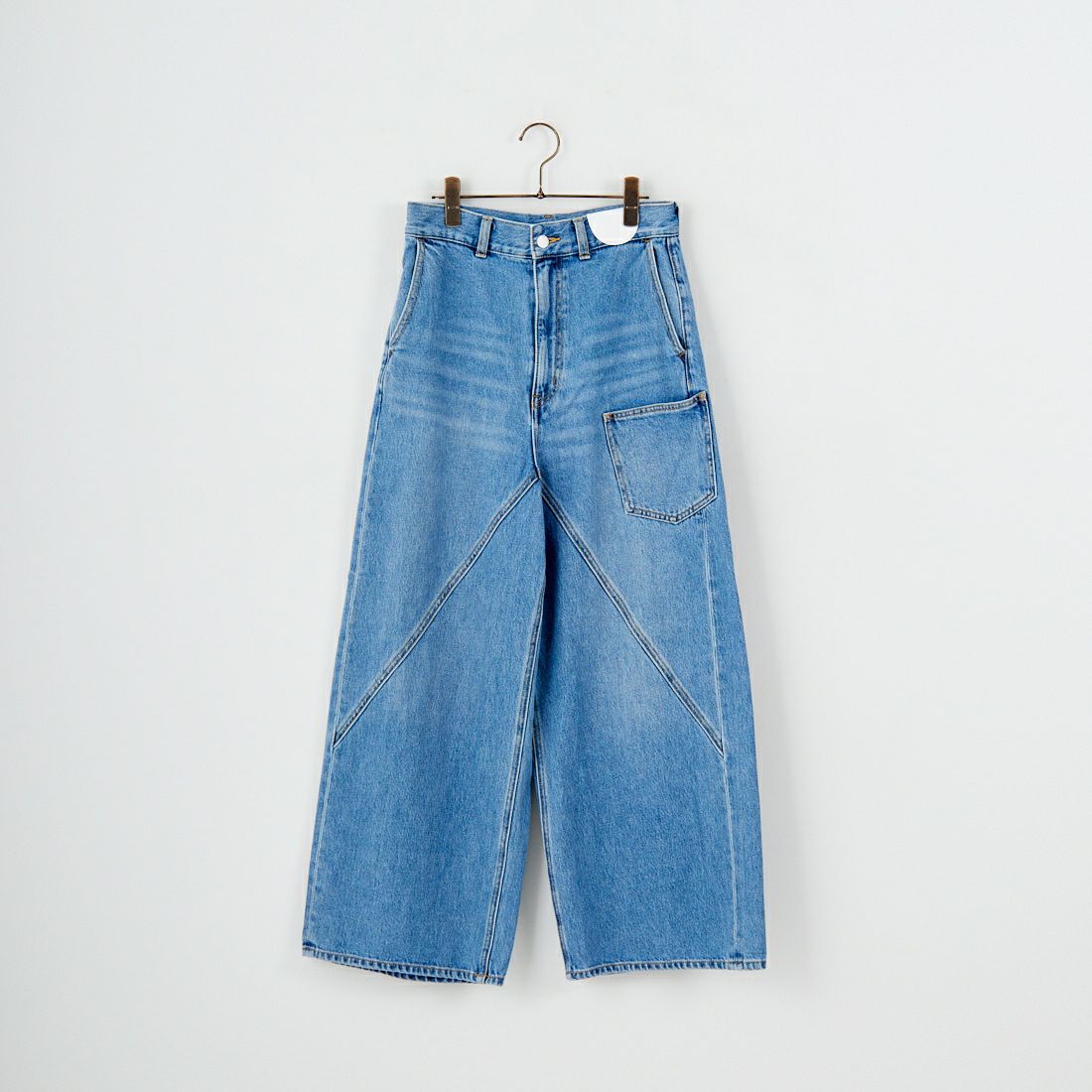 null. [ヌル] フロントバックデニムパンツ [153WFP254010] BLU