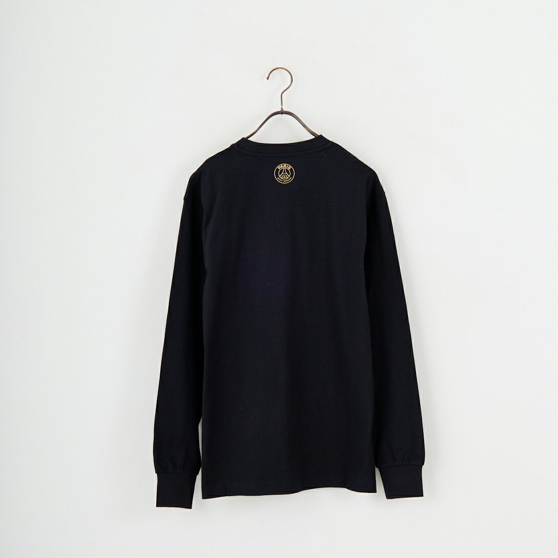 PARIS SAINT-GERMAN [パリ・サンジェルマン] PSG メタリックシリコンロゴロングスリーブTシャツ [PS0325FW0001] BLACK