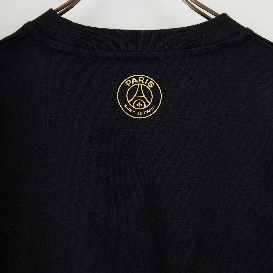 PARIS SAINT-GERMAN [パリ・サンジェルマン] PSG メタリックシリコンロゴロングスリーブTシャツ [PS0325FW0001] BLACK
