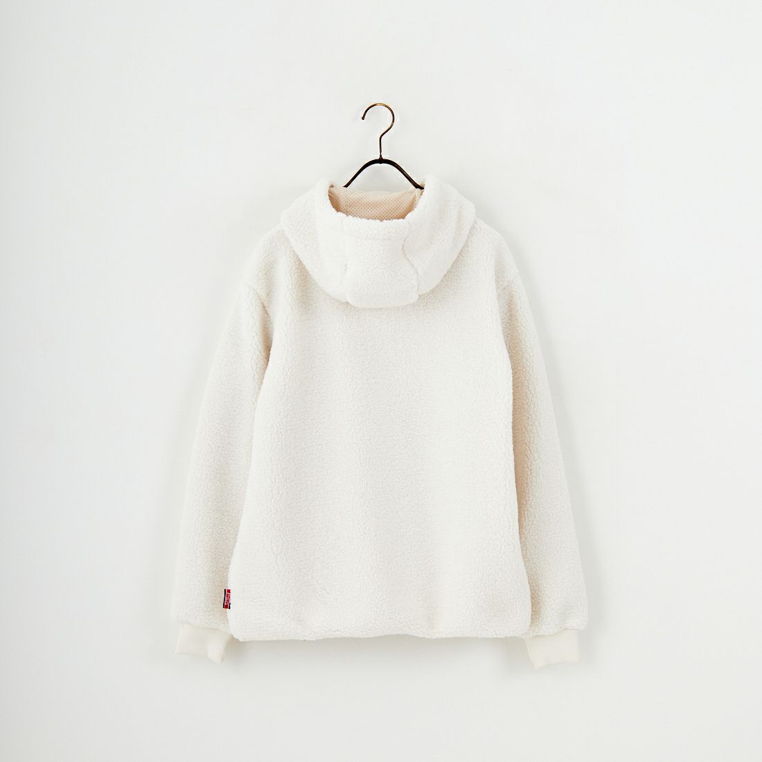 PARIS SAINT-GERMAN [パリ・サンジェルマン] PSG ロゴ刺繍ボアフーディ [PS2325FW0001] BEIGE