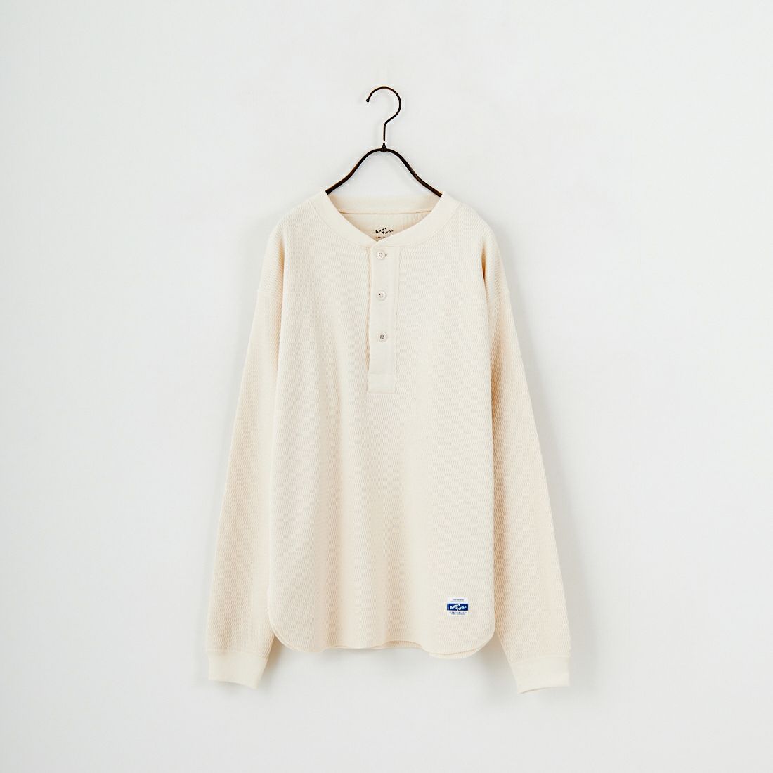 ARMY TWILL SANFORIZED [アーミーツイル サンフォライズド] ハニカムヘンリーネックTシャツ [AM-2553007] ECRU