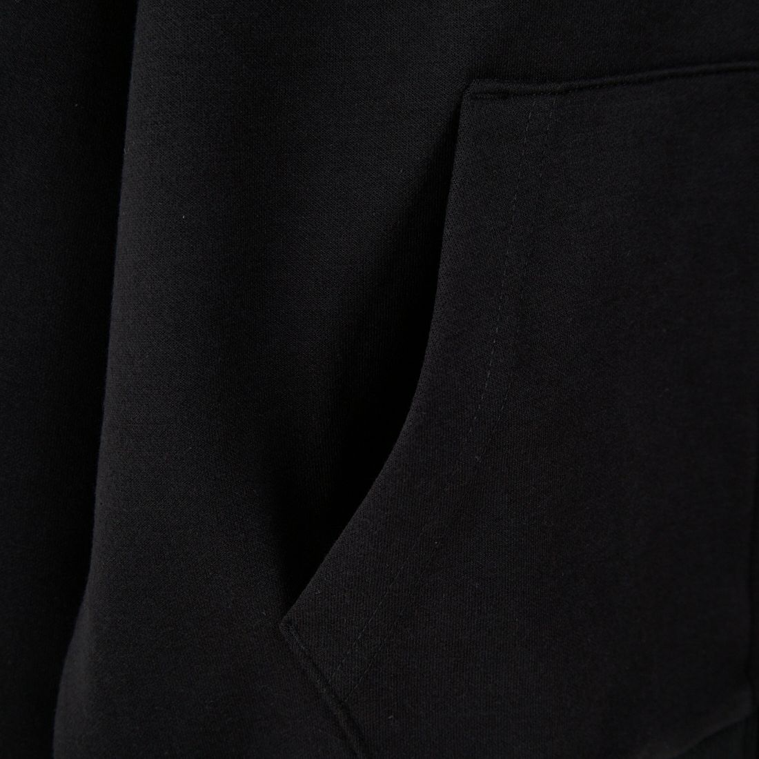 PARIS SAINT-GERMAN [パリ・サンジェルマン] PSG ロゴ刺繍テックフリースフルジップフーディ [PS0625FW0003] BLACK