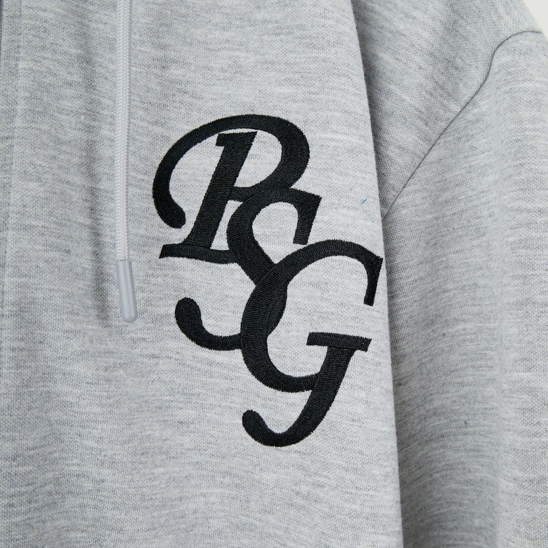 PARIS SAINT-GERMAN [パリ・サンジェルマン] PSG ロゴ刺繍テックフリースフルジップフーディ [PS0625FW0003] GRAY