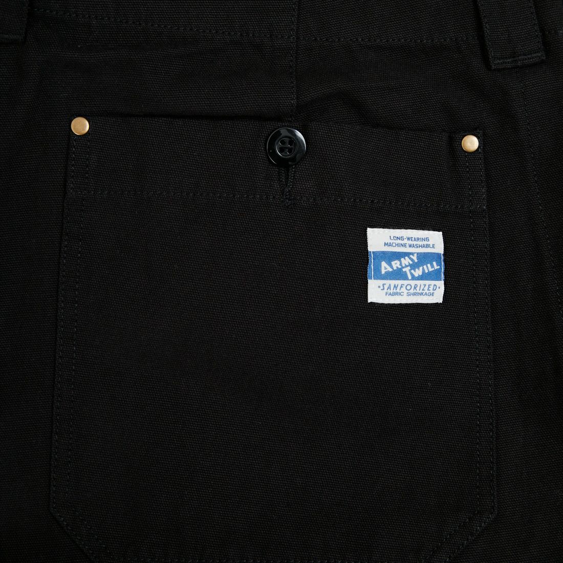 ARMY TWILL SANFORIZED [アーミーツイル サンフォライズド] ダックフィールドパンツ [AM-2555003] BLACK