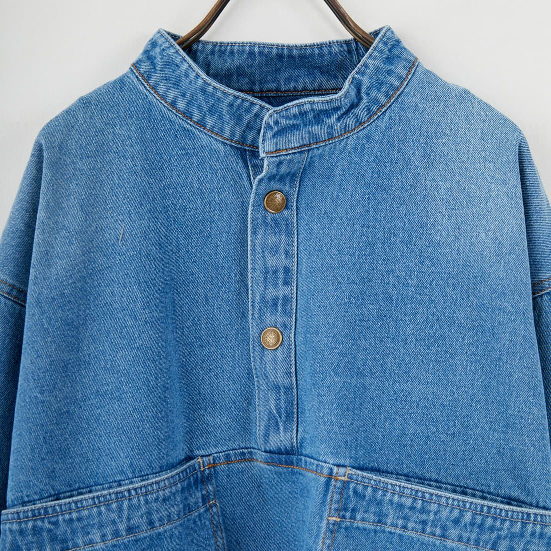 ARMY TWILL SANFORIZED [アーミーツイル サンフォライズド] デニムスモック [AM-2557003] BLUE