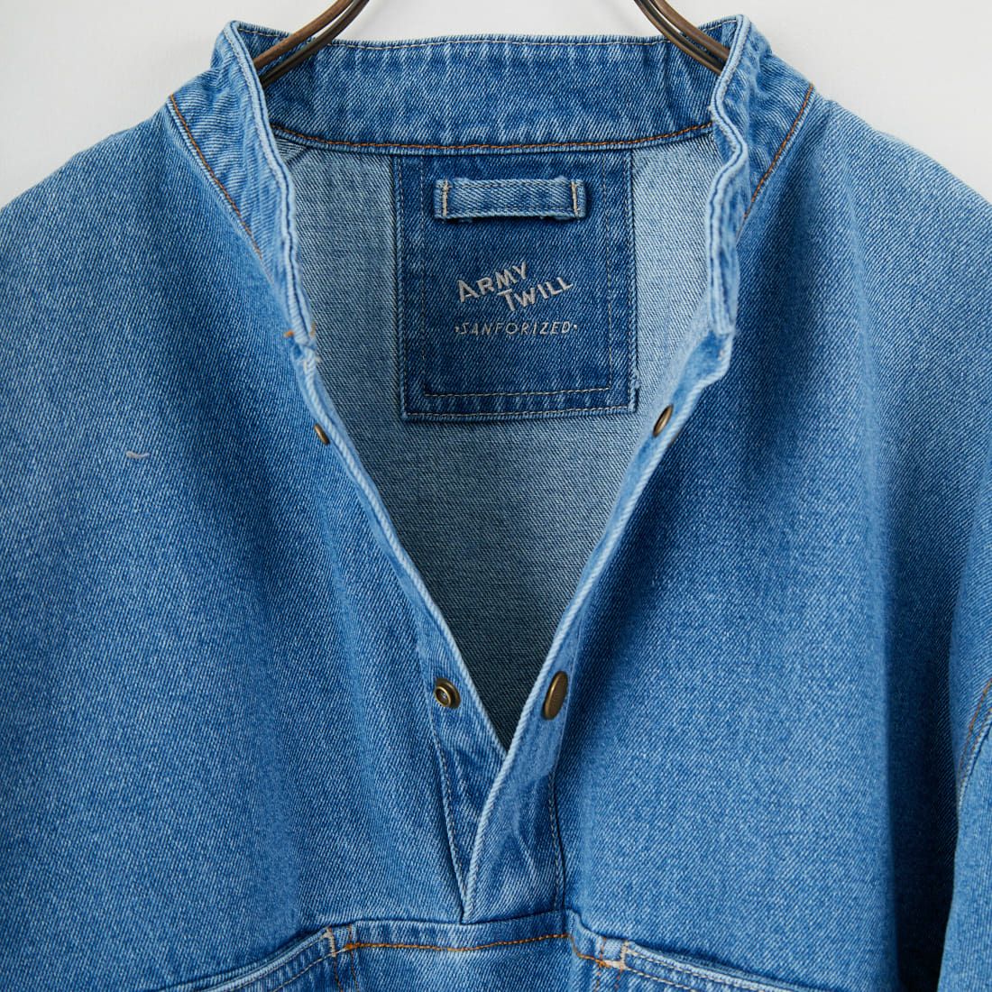 ARMY TWILL SANFORIZED [アーミーツイル サンフォライズド] デニムスモック [AM-2557003] BLUE