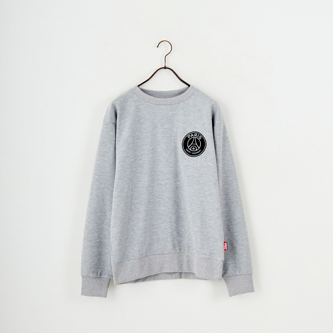 PARIS SAINT-GERMAN [パリ・サンジェルマン] PSG テックフリースクルーネックトップ [PS0525FW0001] GRAY