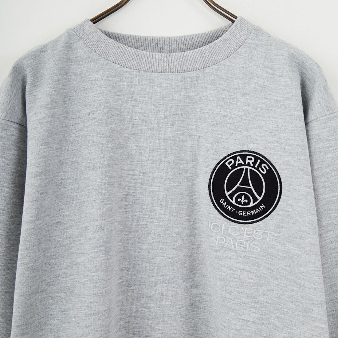 PARIS SAINT-GERMAN [パリ・サンジェルマン] PSG テックフリースクルーネックトップ [PS0525FW0001] GRAY