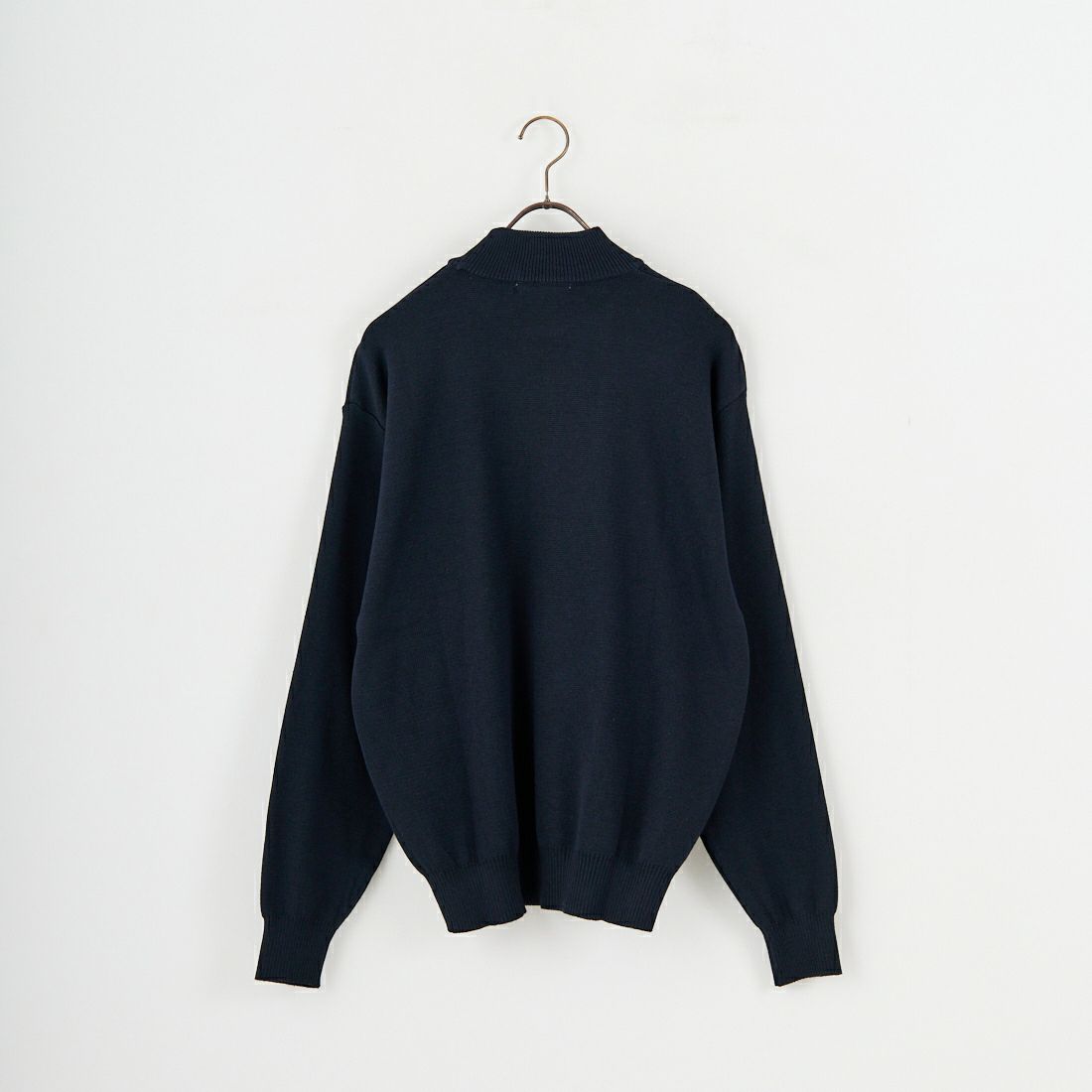 Noir Fabrik [ヌワールファブリック] ミラノリブモックネックニット [NF-254-069] BLACK