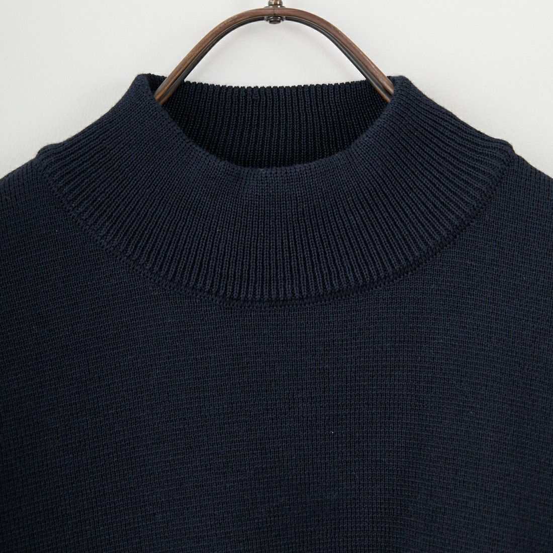 Noir Fabrik [ヌワールファブリック] ミラノリブモックネックニット [NF-254-069] BLACK