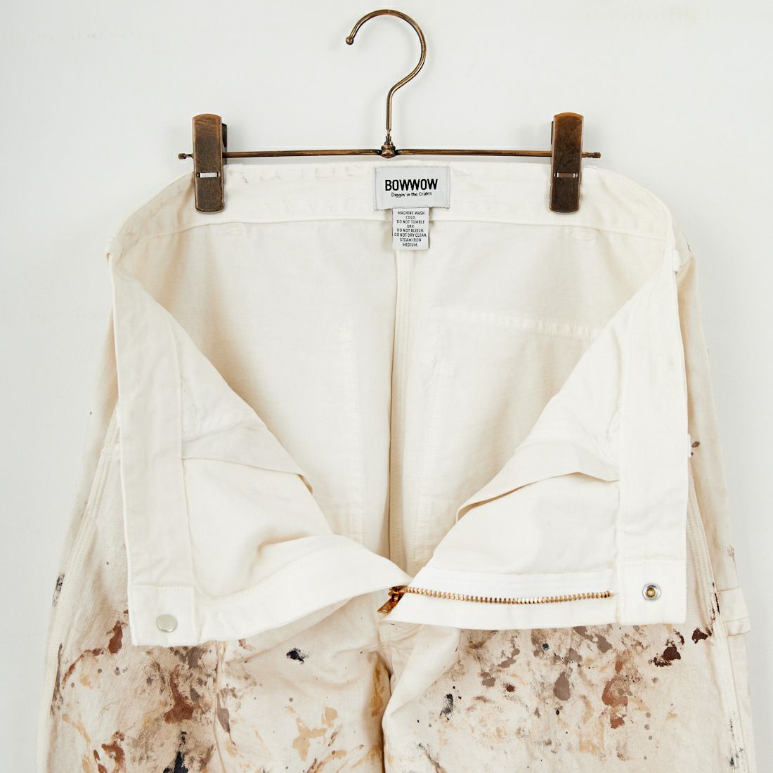 BOW WOW [バウワウ] ペインターズペイントステインド ペインターパンツ [BW252-PPSPP] AGED WHITE