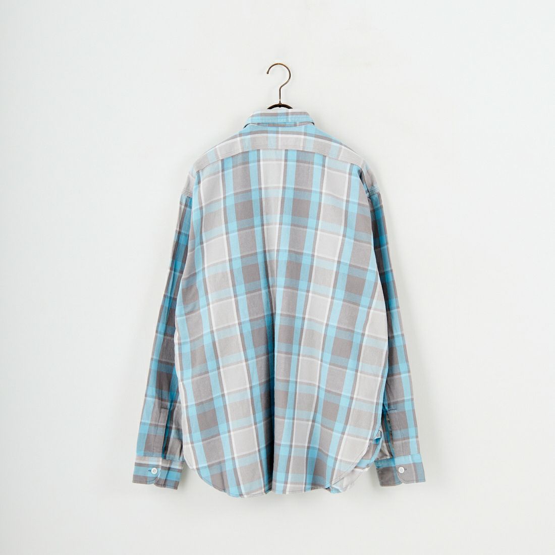 BOW WOW [バウワウ] ペインターズペイントステインド フランネルシャツ [BW252-PFS] L.BLU/O.WH