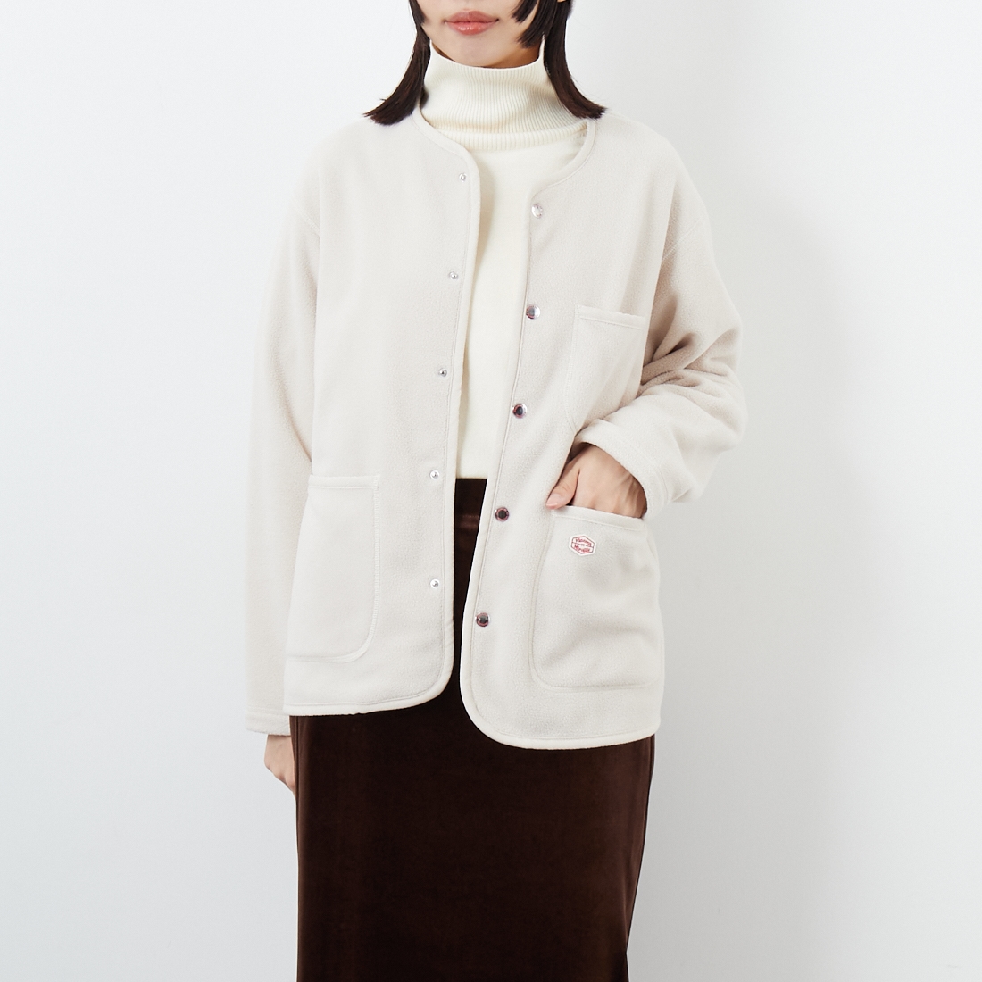 VANILLA WINTER ver サンプル Vincent et Mireille [ヴァンソン エ ミレイユ] フリースカーディガン