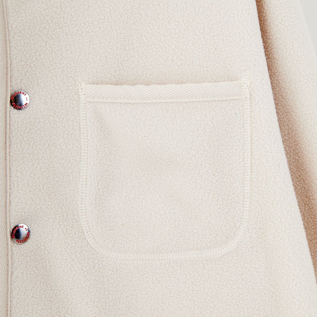 Vincent et Mireille [ヴァンソン エ ミレイユ] フリースカーディガン [VM252FL00220] 03 OFF WHT