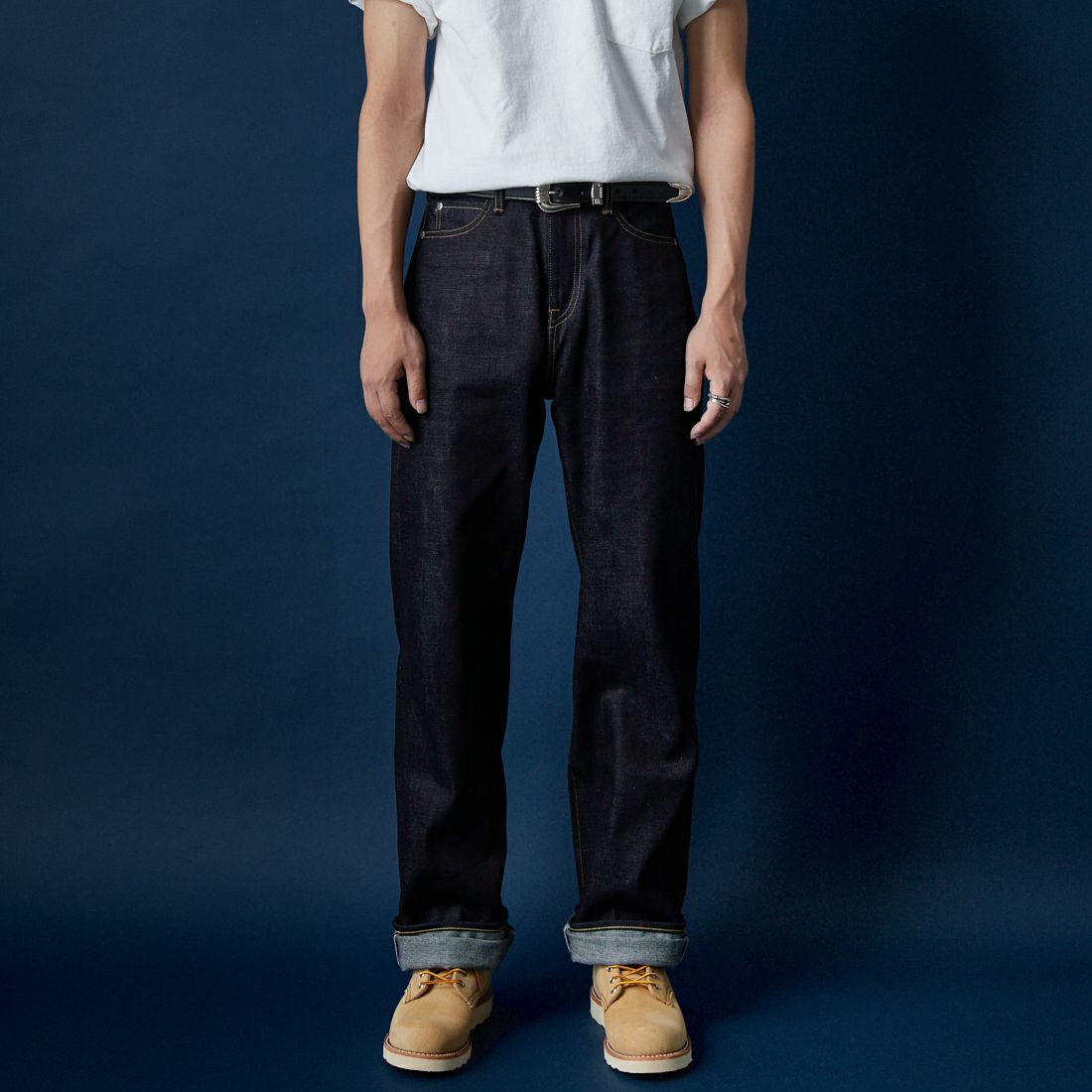 MOMOTARO JEANS [モモタロウ ジーンズ] スタンダード ワイド 14.7oz ジップフライ [MMJZ0400] INDIGO