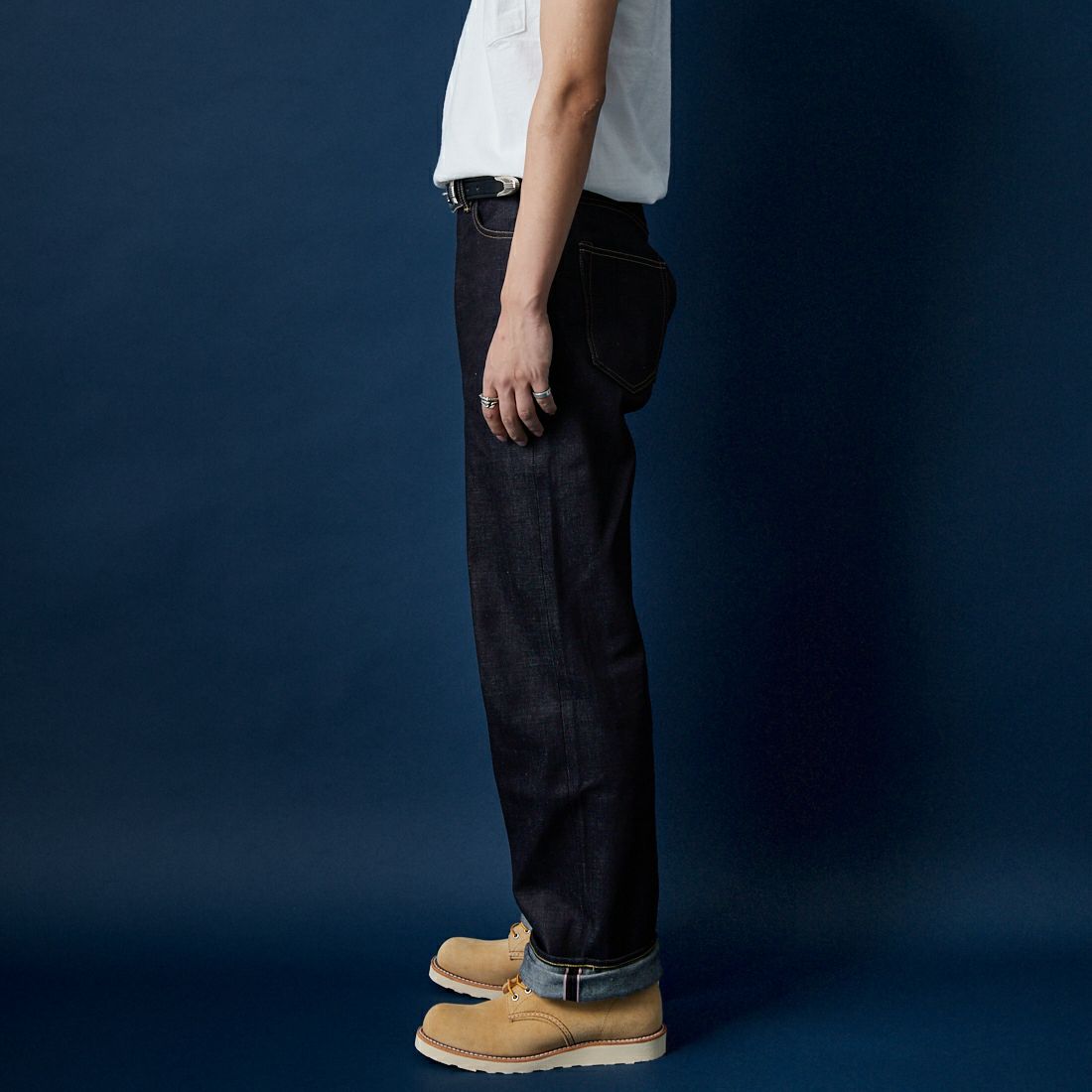 MOMOTARO JEANS [モモタロウ ジーンズ] スタンダード ワイド 14.7oz ジップフライ [MMJZ0400] INDIGO