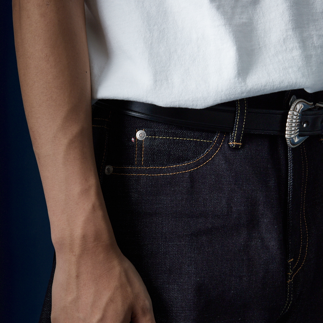 MOMOTARO JEANS [モモタロウ ジーンズ] スタンダード ワイド 14.7oz ジップフライ [MMJZ0400] INDIGO