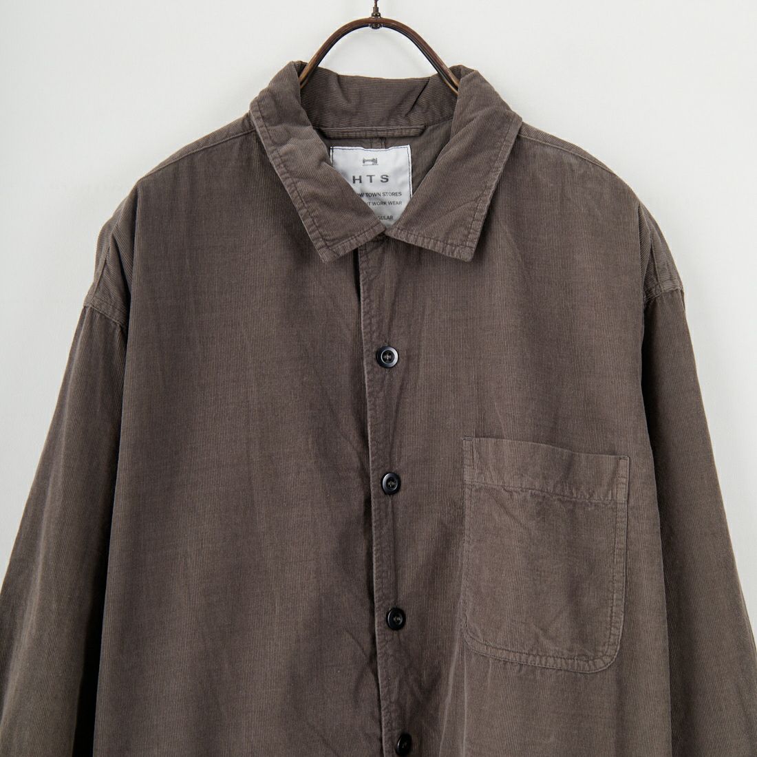 HTS [エイチティーエス] コーデュロイ ワンナップカラーオーバーオール [INHT2553CD] 9590 GREY