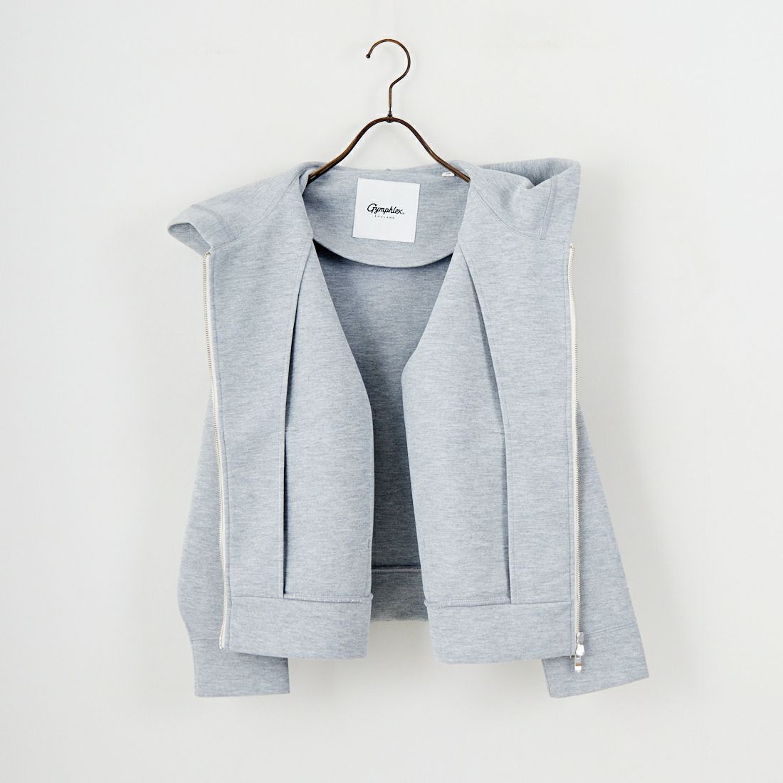 Gymphlex [ジムフレックス] ジップフーデッドジャケット [GY-C0478DDN] TOP GREY