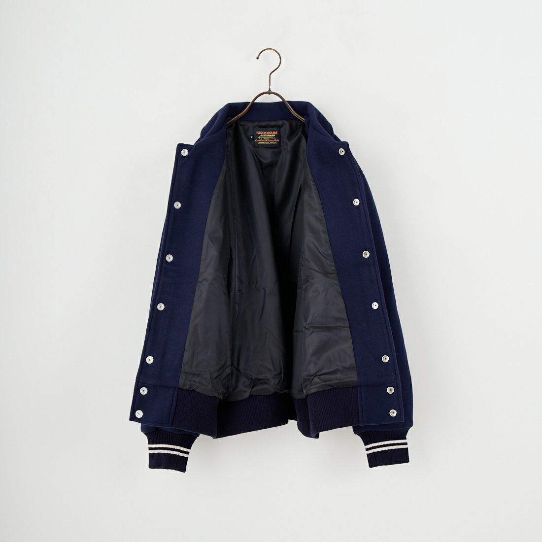 SKOOKUM [スクーカム] バイロンカラー ポリメルトンジャケット [SK25102] NAVY