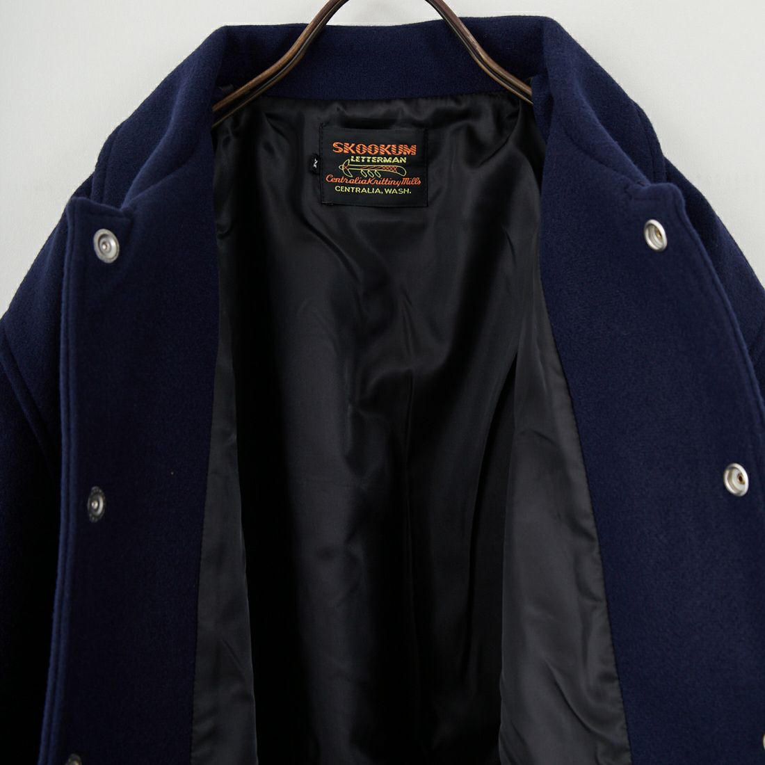 SKOOKUM [スクーカム] バイロンカラー ポリメルトンジャケット [SK25102] NAVY
