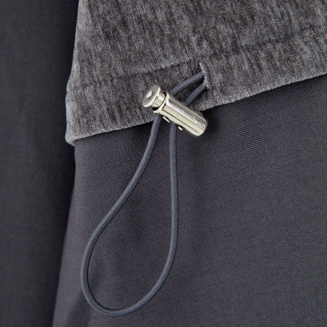 Maison de L'allure [メゾン ドゥ ラリュール] 布帛ドッキングドロストプルオーバー [M25132010] 07 GRAY