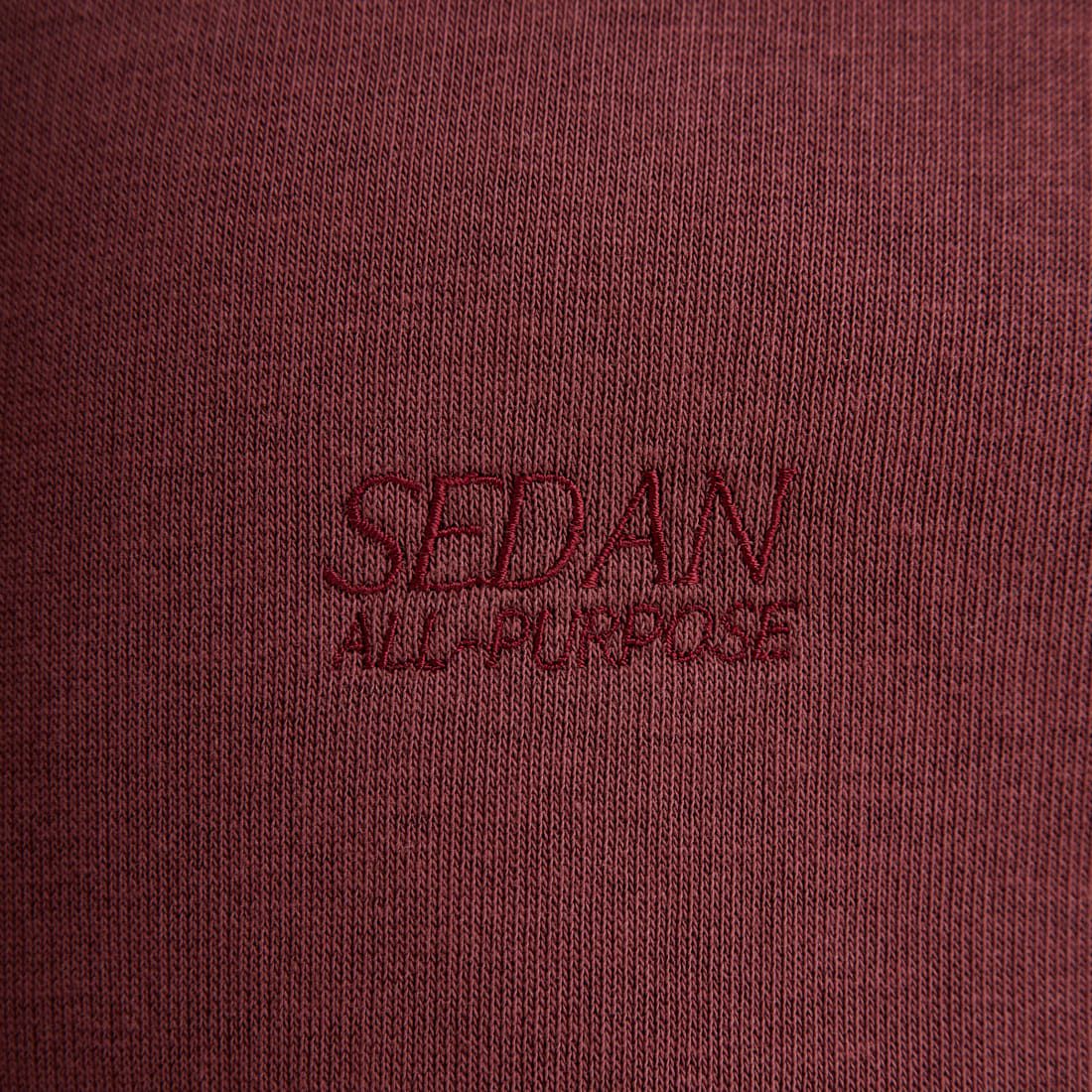 SEDAN ALL-PURPOSE [セダン オールパーパス] スプリットラグランスリーブ スウェットシャツ [SD25F-CT05] BURGUNDY
