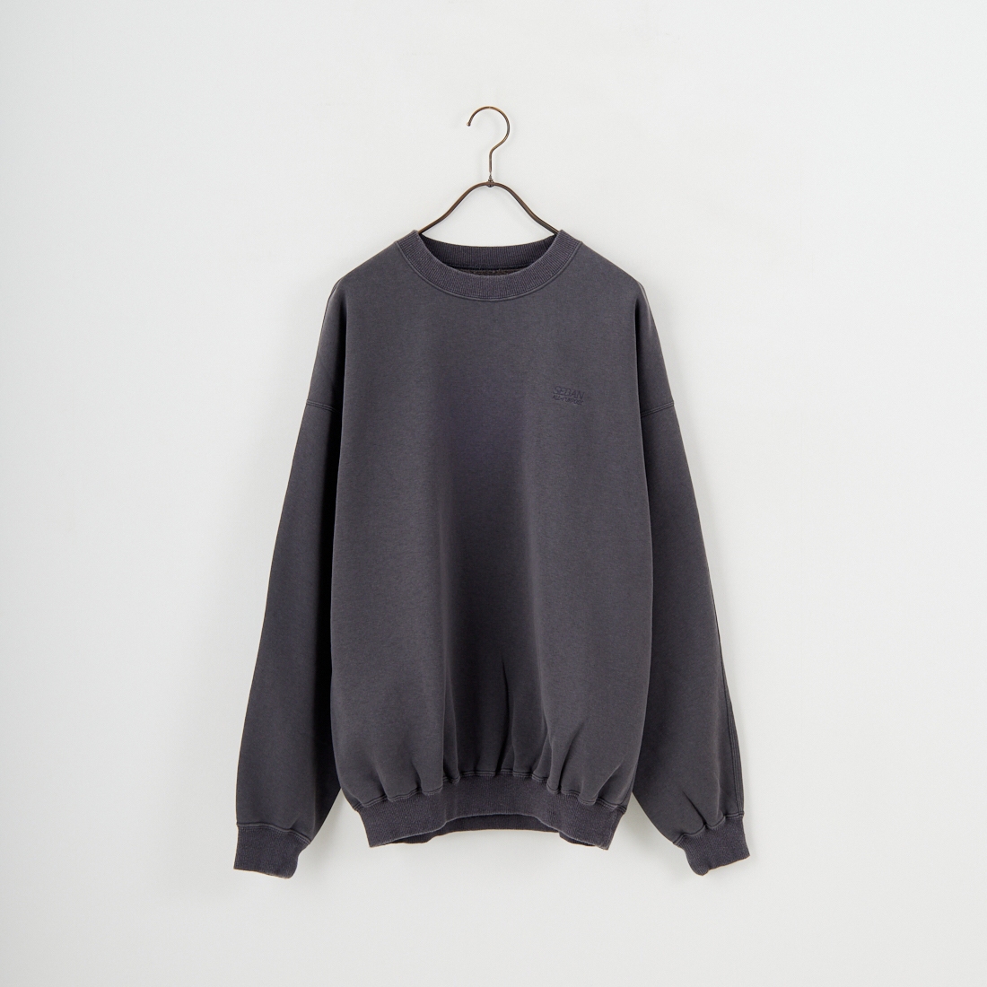 SEDAN ALL-PURPOSE [セダン オールパーパス] スプリットラグランスリーブ スウェットシャツ [SD25F-CT05] CHARCOAL
