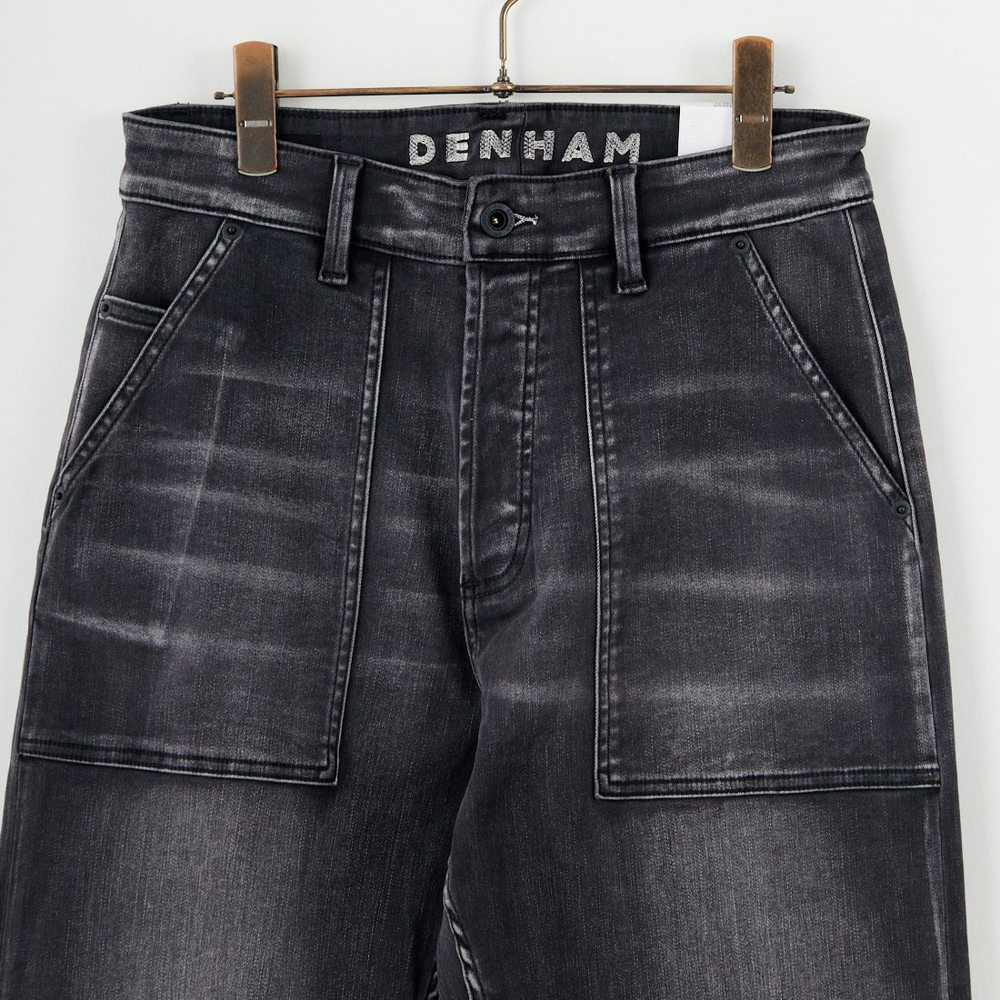 DENHAM [デンハム] ファティーグワークデニムパンツ [FATIGUE-WORK] BLACK