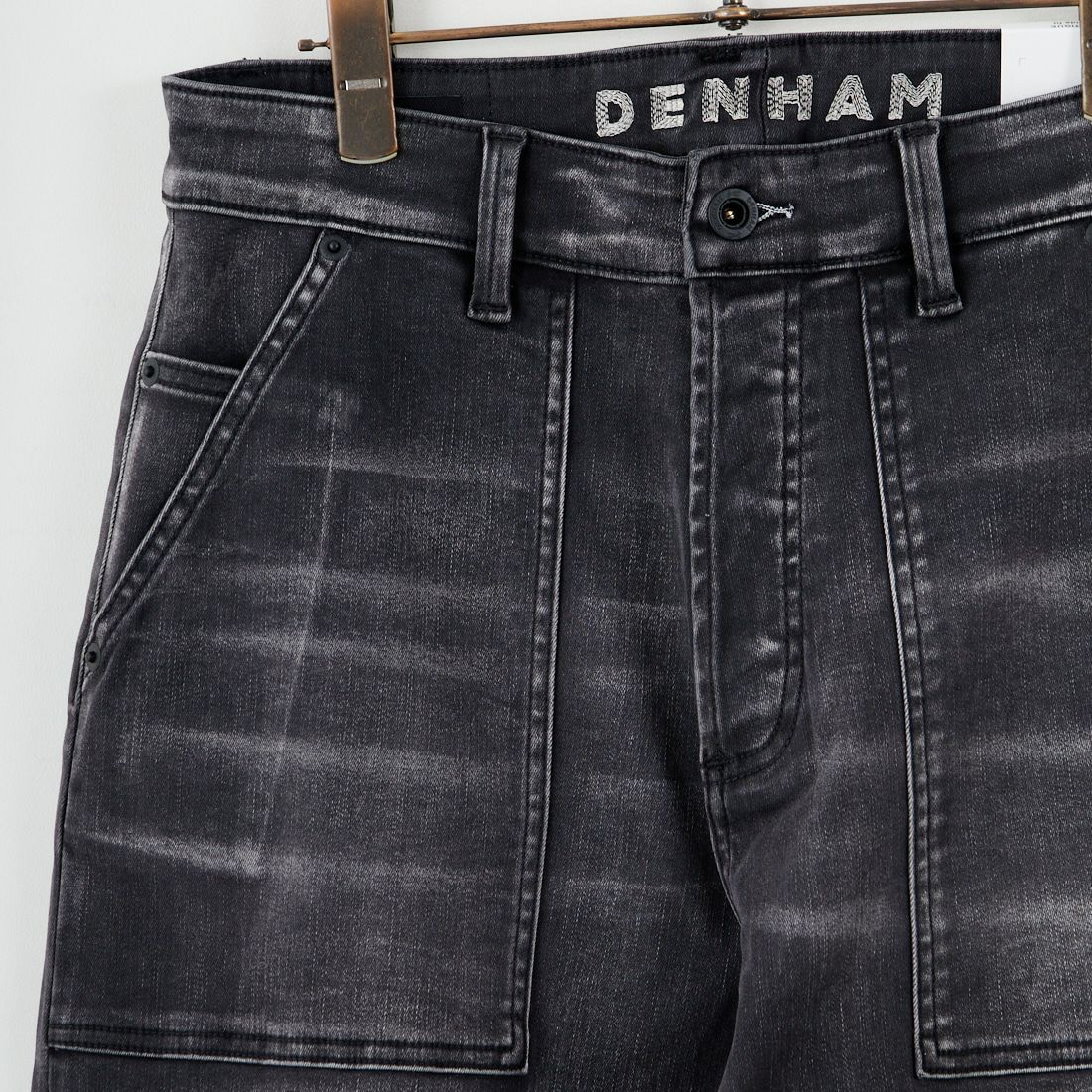 DENHAM [デンハム] ファティーグワークデニムパンツ [FATIGUE-WORK] BLACK