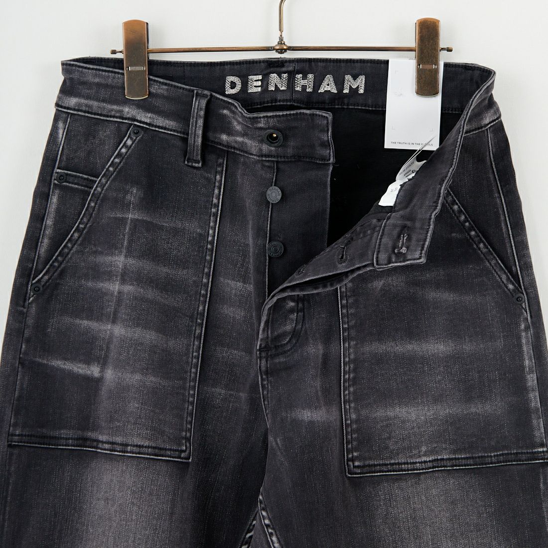 DENHAM [デンハム] ファティーグワークデニムパンツ [FATIGUE-WORK] BLACK