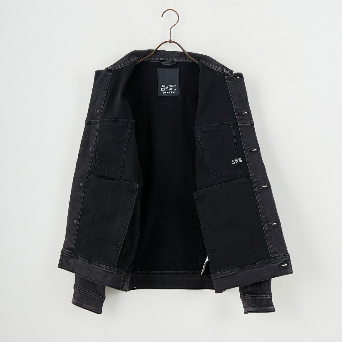 DENHAM [デンハム] AMSTERDAM デニムジャケット [AMSTERDAM-POCKET] BLACK