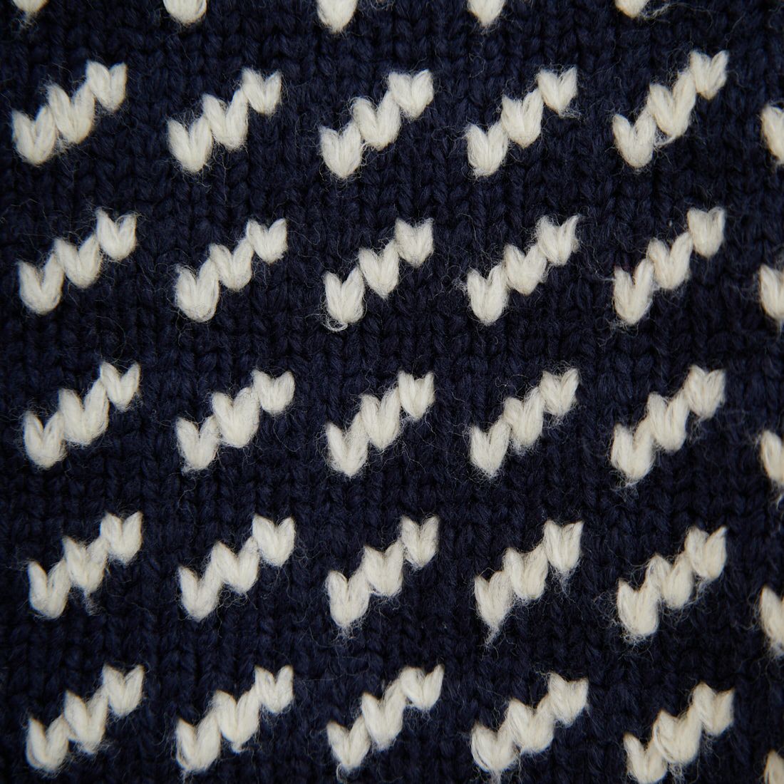 L.L.BEAN [エルエルビーン] Wayne バーズアイセーター [5575-2130] 90 NVY/NAT