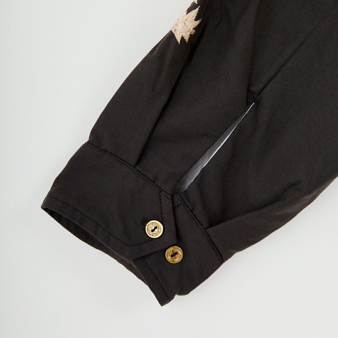 GOLD [ゴールド] スカルジャケット エイジドモデル [GL15727] 119 BLACK