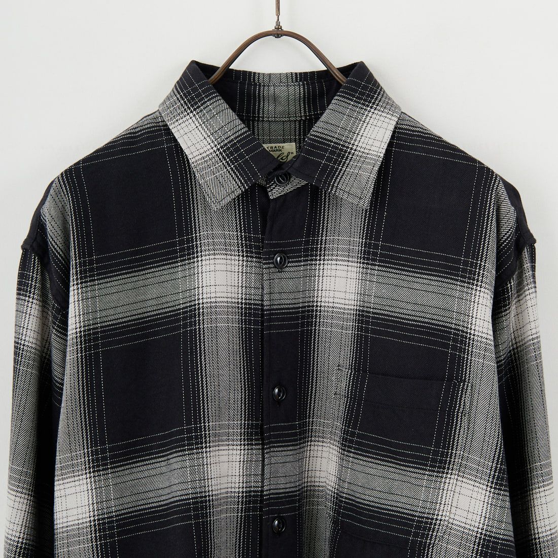 GOLD [ゴールド] スビンコットン チェックネルシャツ [GL29546] 119 BLACK