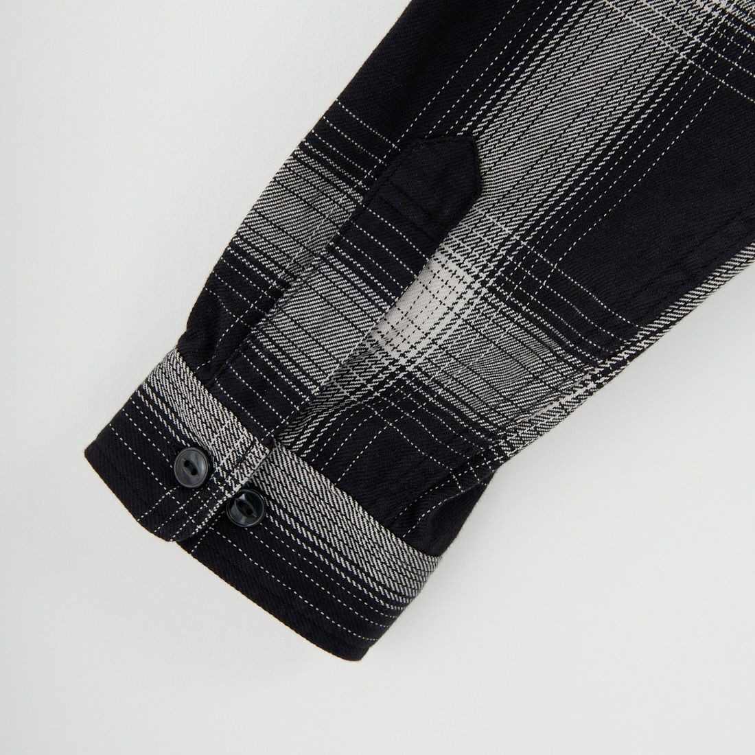 GOLD [ゴールド] スビンコットン チェックネルシャツ [GL29546] 119 BLACK