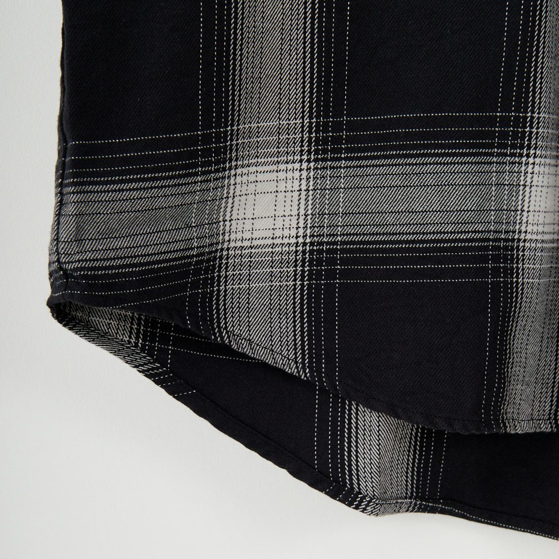 GOLD [ゴールド] スビンコットン チェックネルシャツ [GL29546] 119 BLACK