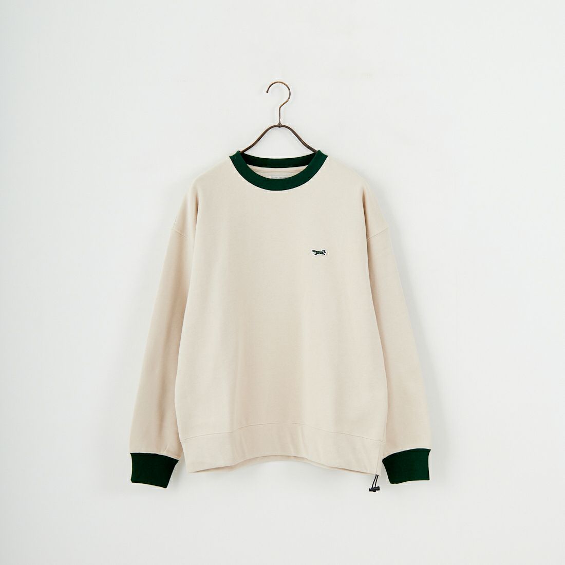 THE FOX [ザフォックス] 別注 ドローコード付きクルーネックスウェット [JFL25AW-01-JF] NAT/GRN