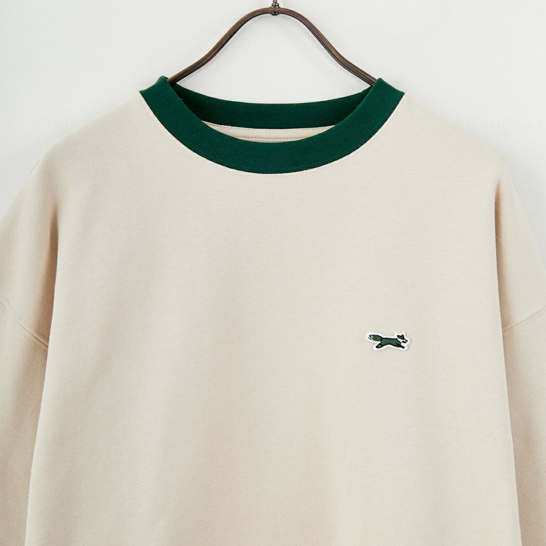 THE FOX [ザフォックス] 別注 ドローコード付きクルーネックスウェット [JFL25AW-01-JF] NAT/GRN
