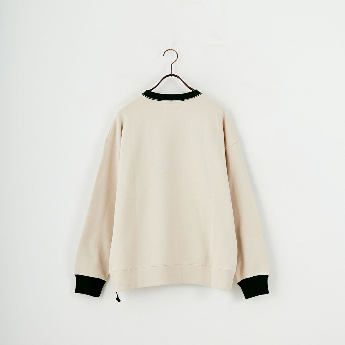 THE FOX [ザフォックス] 別注 ドローコード付きクルーネックスウェット [JFL25AW-01-JF] NAT/GRN