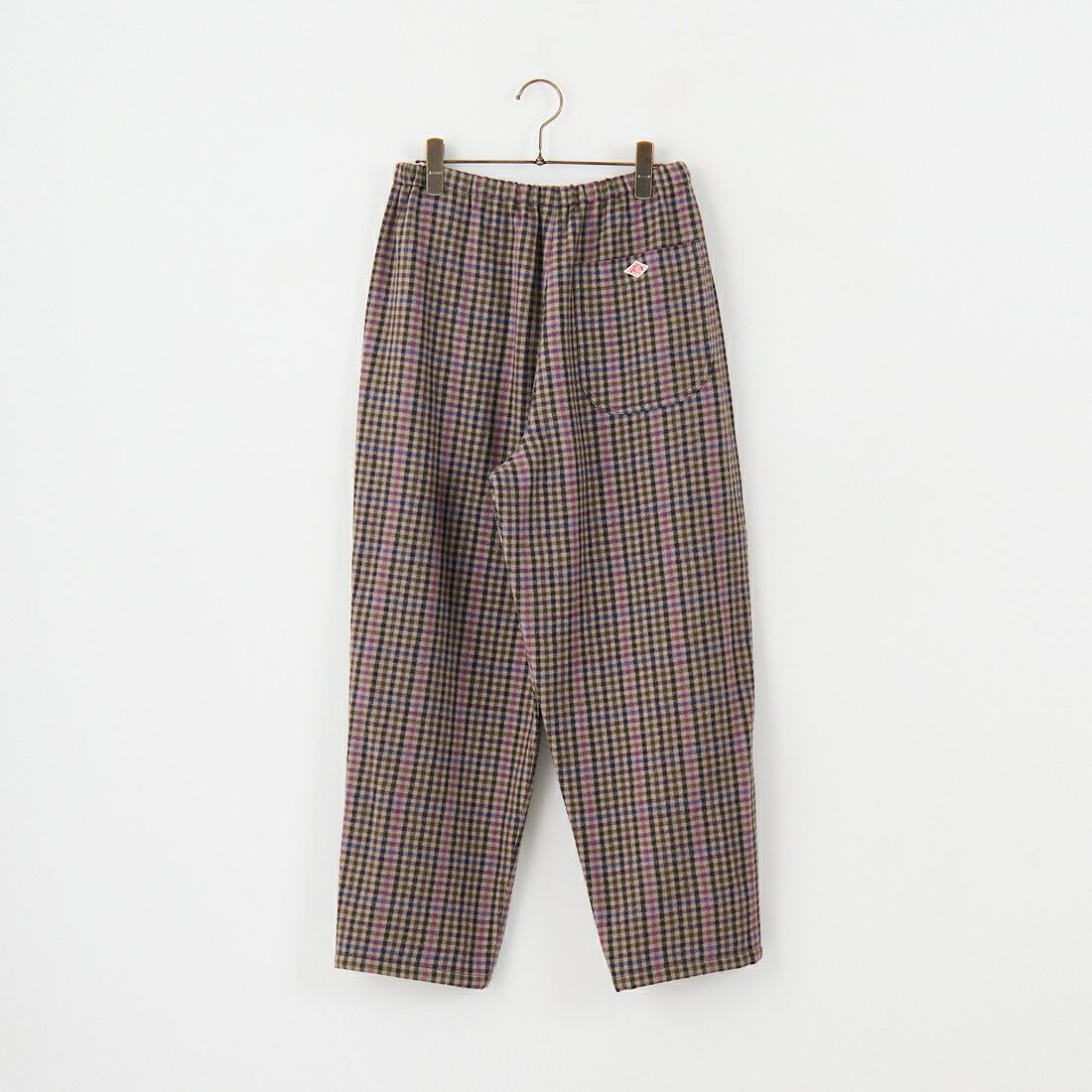 DANTON [ダントン] ウールイージーパンツ [JD-2540WRF] GRY/PPL CK